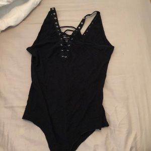 Lace up bodysuit